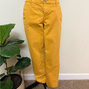 Tommy Hilfiger Yellow Chino Pants Cotton 8
